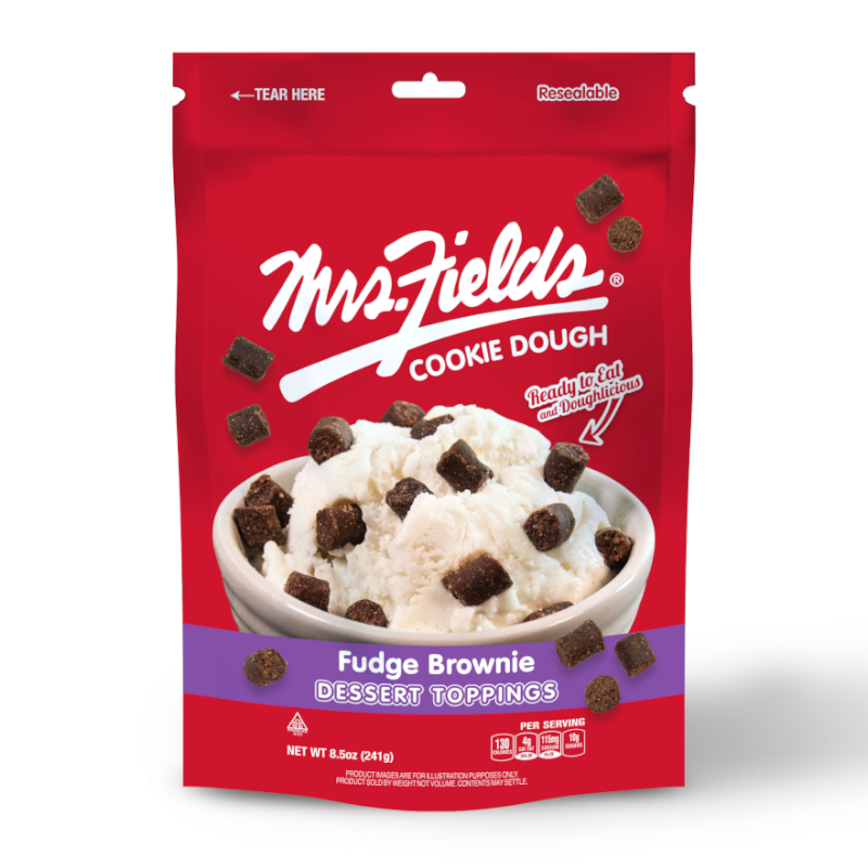 Mrs Fields Cookie Dough Dessert Toppings - Fudge Brownie - Sweet Dreams