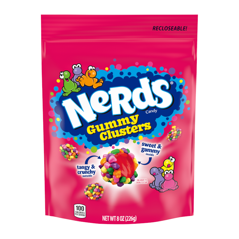 Nerds Gummy Clusters Peg Bag (142g) - Sweet Dreams