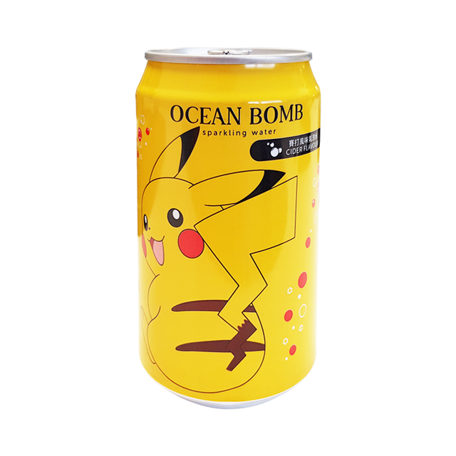 Ocean Bomb Pokemon Pikachu Cider Flavour Sparkling Water - Sweet Dreams