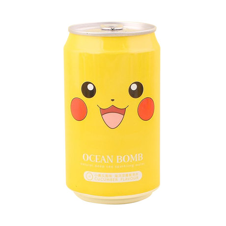 Ocean Bomb Pokemon Pikachu Cucumber Flavour Sparkling Water - Sweet Dreams