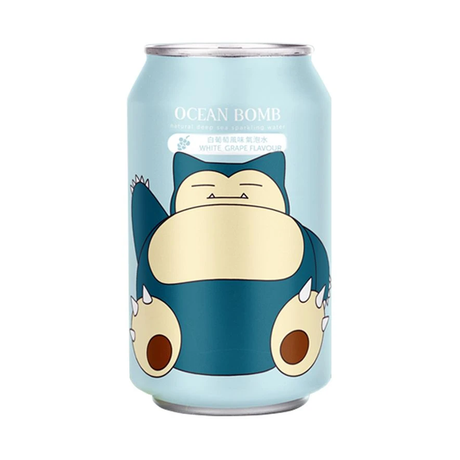 Ocean Bomb Pokemon Snorlax Grape Flavour Sparkling Water - Sweet Dreams