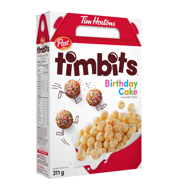 Timbits birthday Cake Cereal - Sweet Dreams