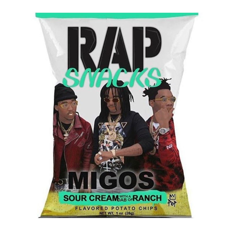 Rap Snacks MIGOS Sour Cream With A DAB of Ranch MHD 27.09 - Sweet Dreams