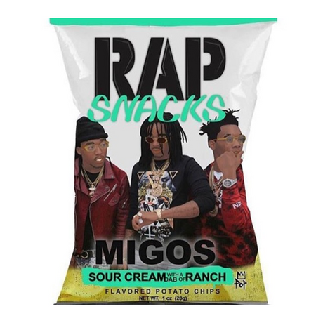 Rap Snacks MIGOS Sour Cream With A DAB of Ranch MHD 27.09 - Sweet Dreams