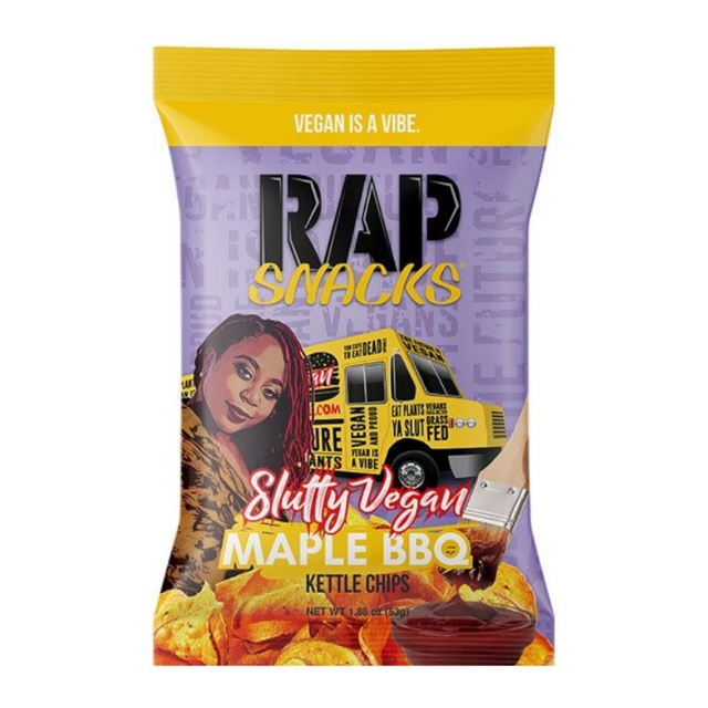 Rap Snacks Slutty Vegan Maple BBQ (53g) - Sweet Dreams