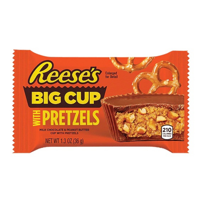 Reese's Big Cup Stuffed with Pretzels - Sweet Dreams