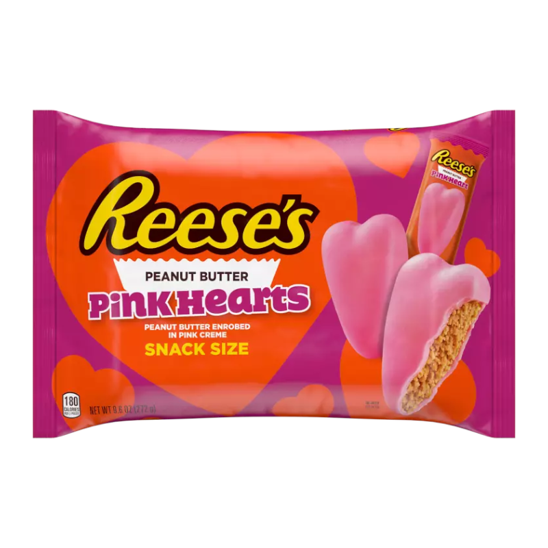 Reeses Peanut Butter Pink Hearts