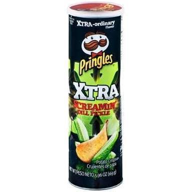 Pringles Extreme Screamin' Dill Pickle Chips - Sweet Dreams