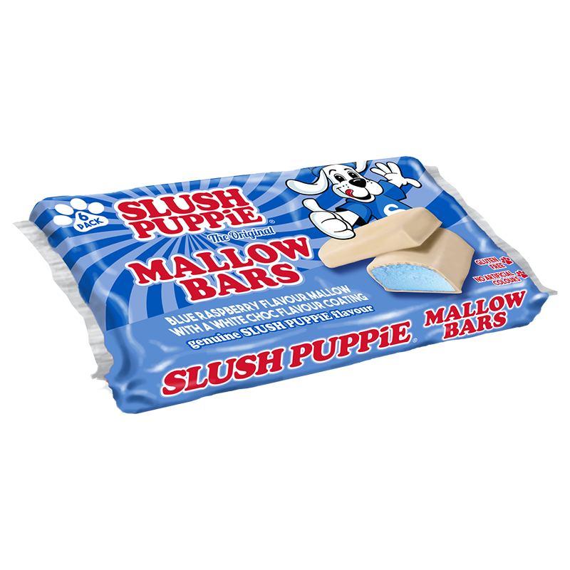 Slush Puppie Blue Raspberry Mallow Bars (120g) - Sweet Dreams