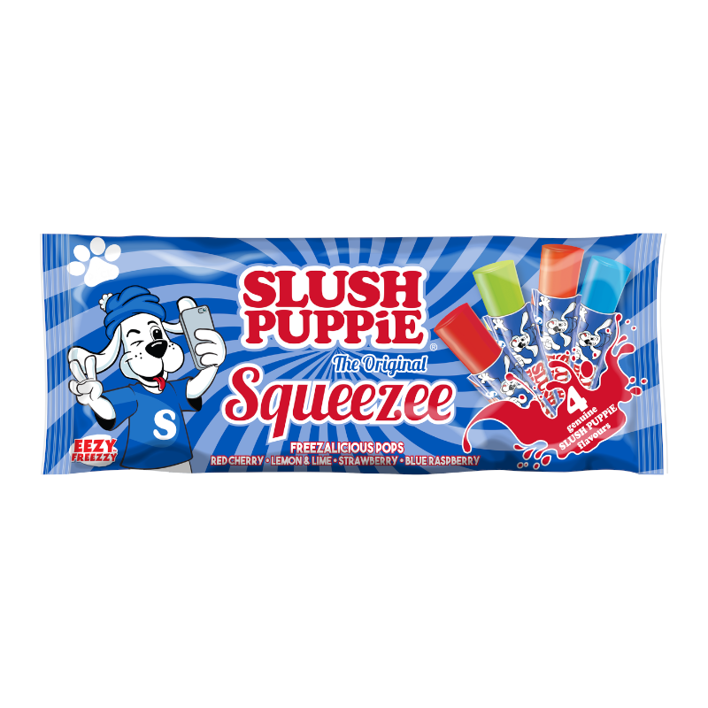 Slush Puppie Squeezee Fruit Flavour Freeze Pops