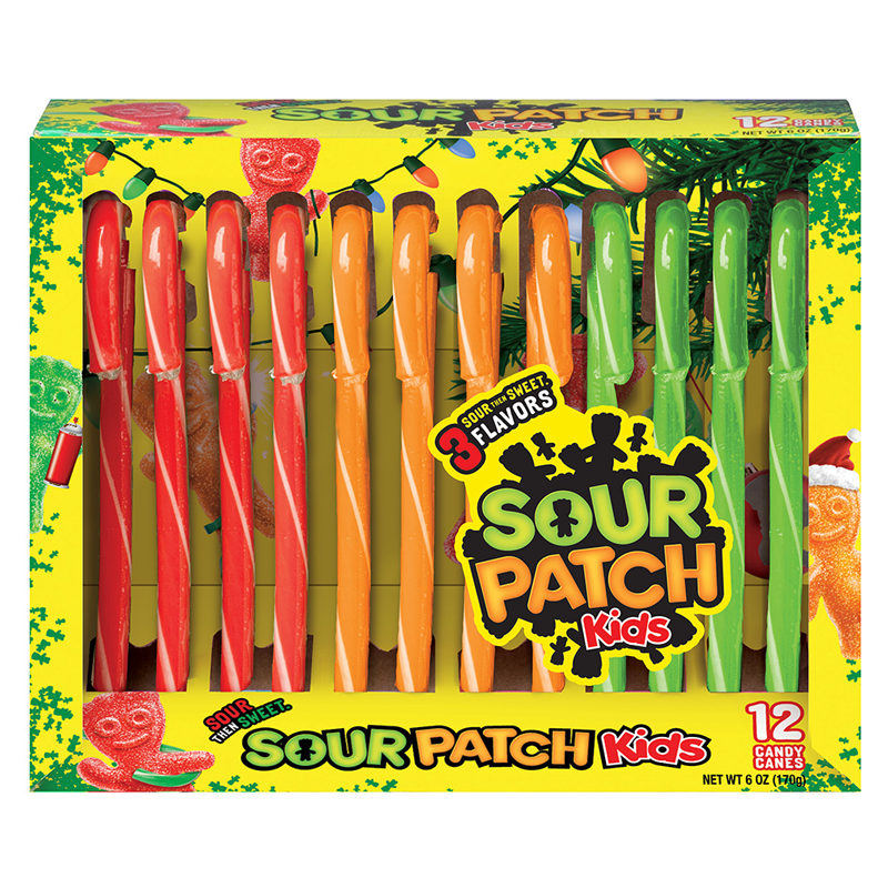 Sour Patch Kids Candy Canes