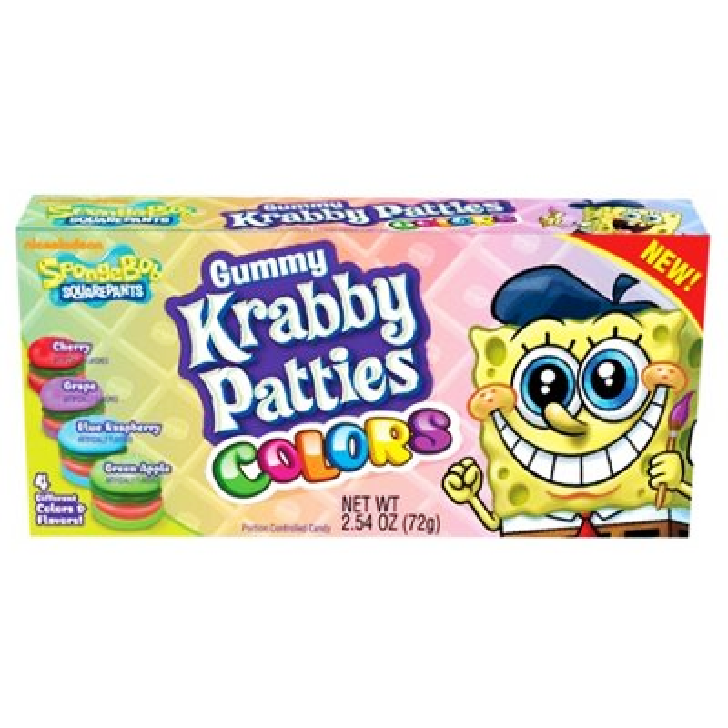 Spongebob Squarepants Gummy Krabby Patties Colors - Sweet Dreams