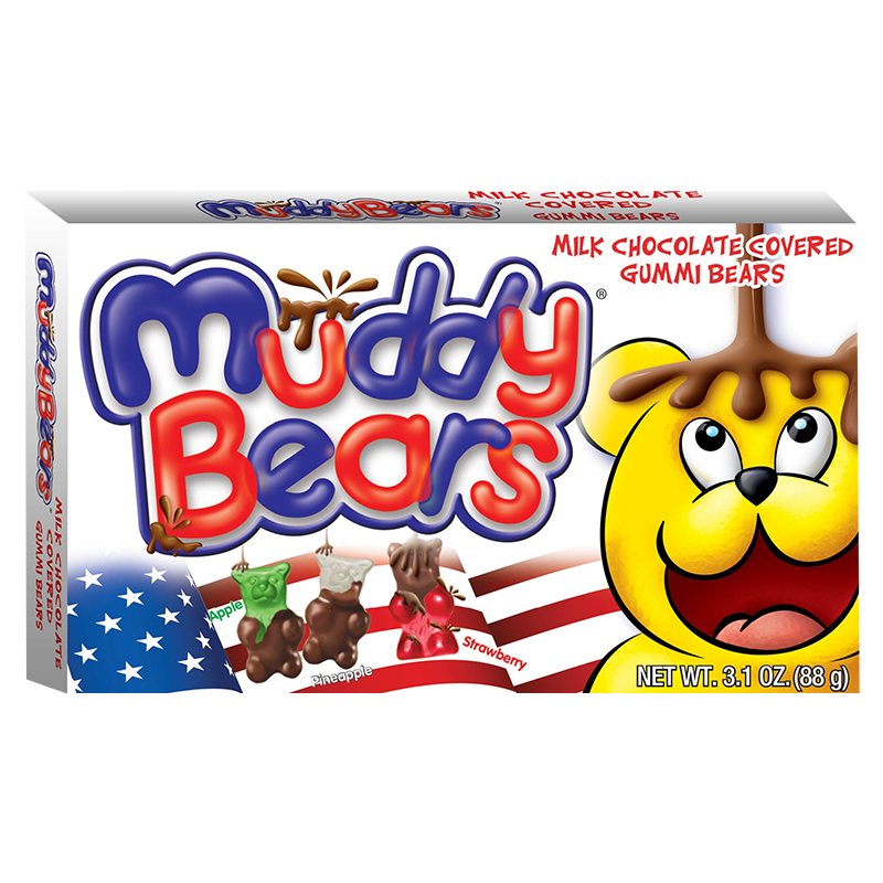 Red, White & Blue Muddy Bears