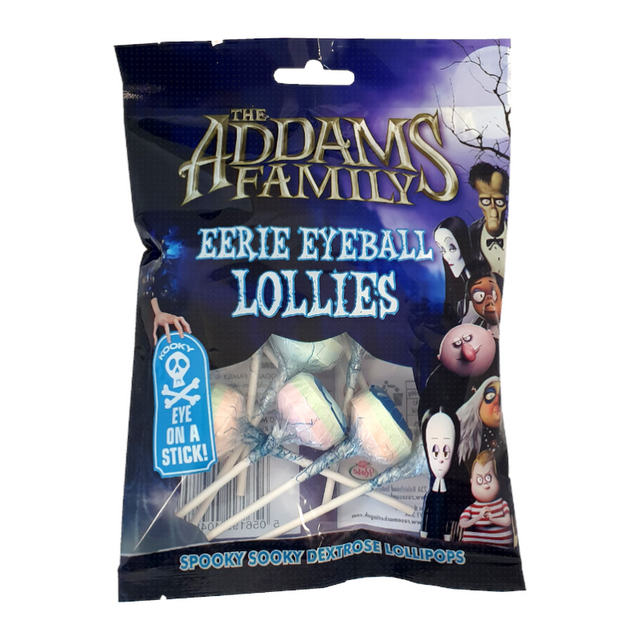 The Addams Family Eerie Eyeball Lollies - Sweet Dreams