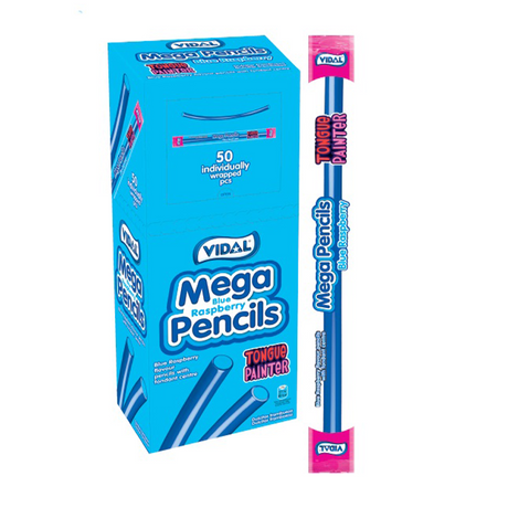 Vidal Blue Raspberry Tongue Painter Mega Pencil - Sweet Dreams