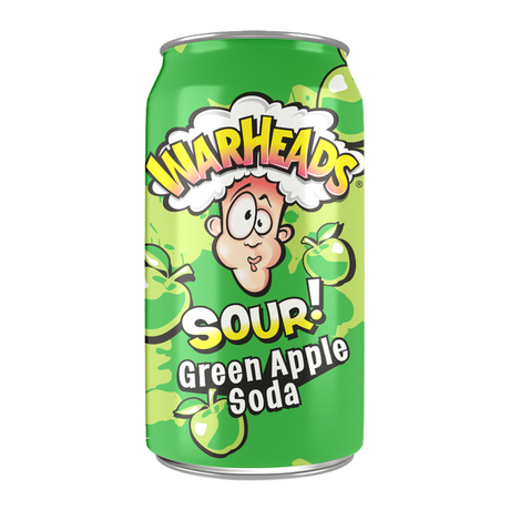 Warheads SOUR! Green Apple Soda - Sweet Dreams