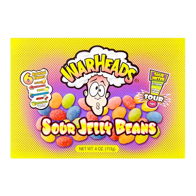 Warheads Sour Jelly Beans - Sweet Dreams